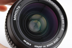 Minolta MD W.Rokkor 28mm f2 (#4399)
