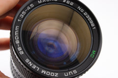 Canon FD - Sun 28-80mm f3.5-4.5 Macro (#4406)