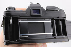 Canon AE-1 Black + 50mm f1.8 (#4423)