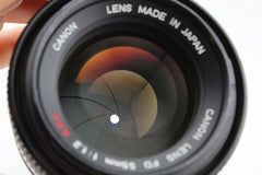 Canon FD 55mm f1.2 S.S.C. (#4432)