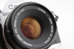 Canon AE-1 + 50mm f1.8 (#4451)