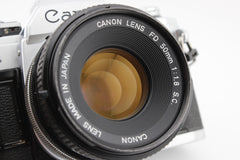 Canon AE-1 + 50mm f1.8 (#4454)