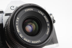 Canon AE-1 + 28mm f2.8 (#4464)
