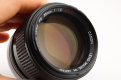 Canon FD 85mm f1.8 S.S.C. (#4485)