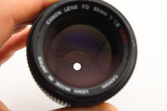 Canon FD 85mm f1.8 S.S.C. (#4485)