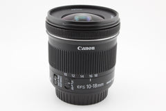 Canon EF-S 10-18mm f4.5-5.6 IS STM (#4585)