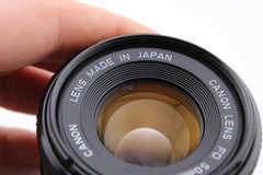 Canon FDn 50mm f1.8 (#4697)