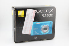 Nikon Coolpix S3300 Blue (#4728)