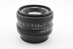 Canon FDn 50mm f1.8 (#4745)