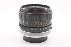 Canon FD 50mm f1.4 S.S.C. (#4907)