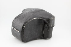 Black Leather Case for Canon A-Series (#3684)