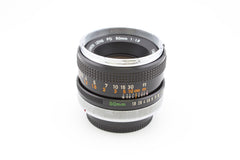 Canon FD 50mm f1.8 Chrome Nose (#3785)