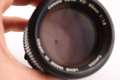 Canon FDn 85mm f1.8 (#3829)