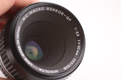 Minolta MC Macro Rokkor-QF 50mm f3.5 (#5346)