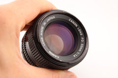 Canon FDn 50mm f1.4 (#3860)