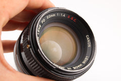 Canon FD 50mm f1.4 S.S.C. (#4037)