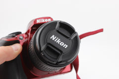 Nikon D3400 Red + 18-55mm f3.5-5.6 (#4067)