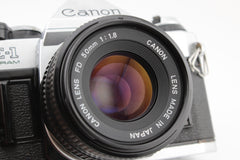 Canon AE-1 Program + 50mm f1.8 (#4078)