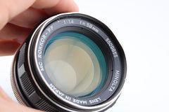 Minolta MD Rokkor 58mm f1.4 (#4086)