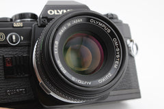 Olympus OM-10 Black + 50mm f1.8 (#4162)