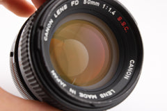 Canon FD 50mm f1.4 S.S.C. (#4211)