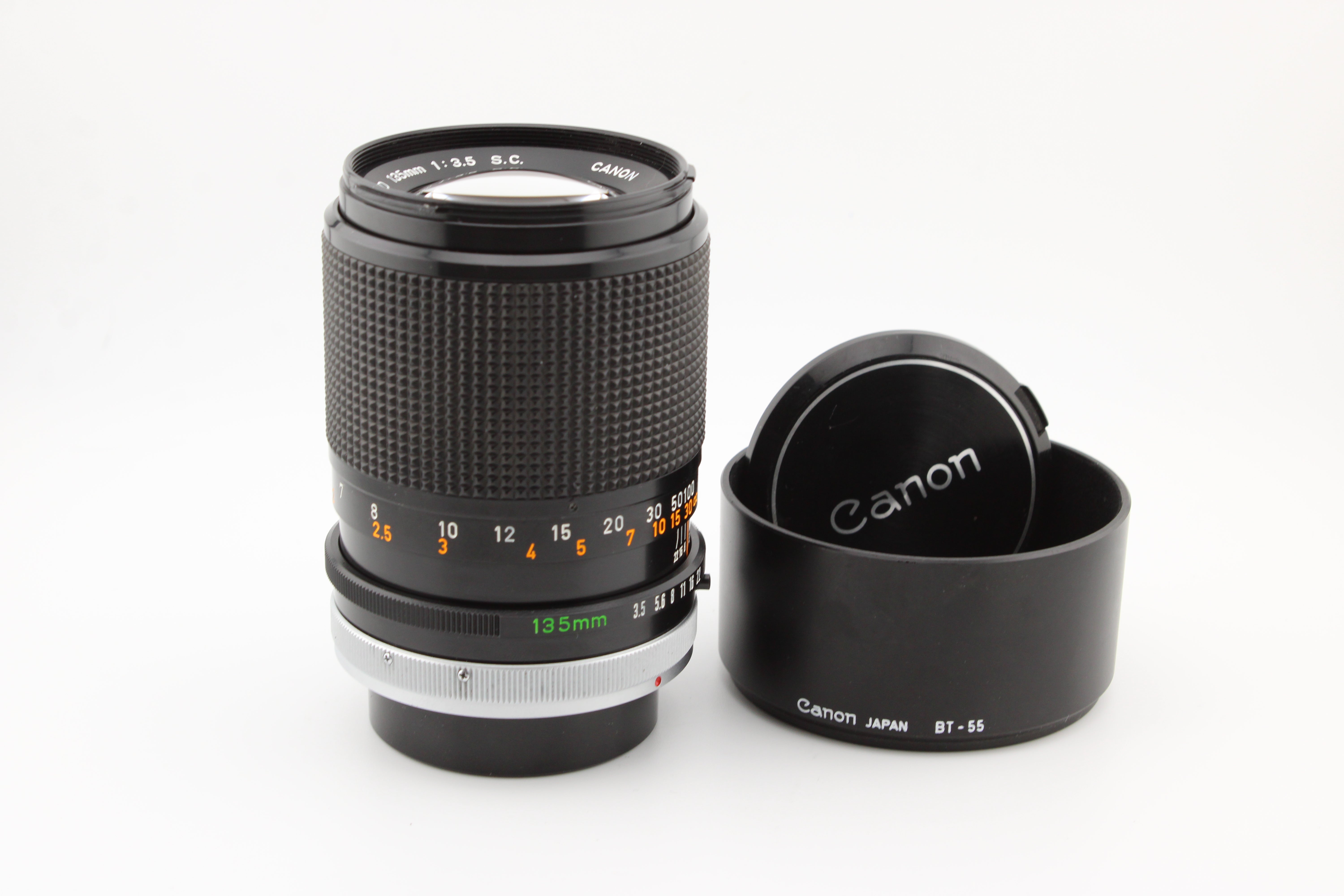 【専用ケース付】CANON LENS FD 135mm 1:3.5 S.C. Canon FD 135mm f/3.5 S.C. (I)