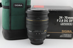 Nikon AF - Sigma 24-70mm f2.8 DG DF (#4290)
