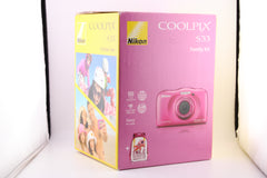 Nikon Coolpix S33 Pink (#4336)