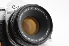 Canon AE-1 + 50mm f1.8 (#4343)