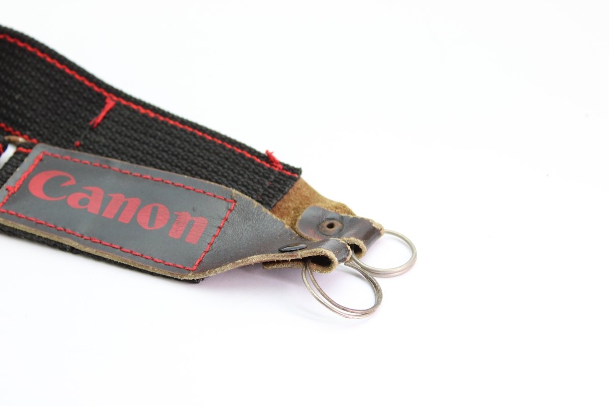 Canon Black/Red Camera Strap (#2315) - Canon
