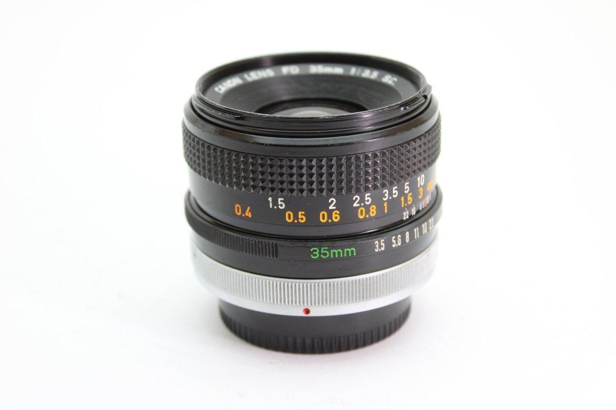 Canon FD 35mm f3.5 S.C. Wide Angle Lens (#2382) - Canon