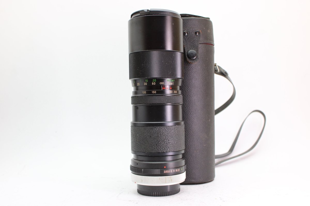 Canon FD - Vivitar 85-205mm f3.8 (#2039) - Vivitar