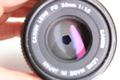 Canon FDn 50mm f1.8 (#3592) - Canon