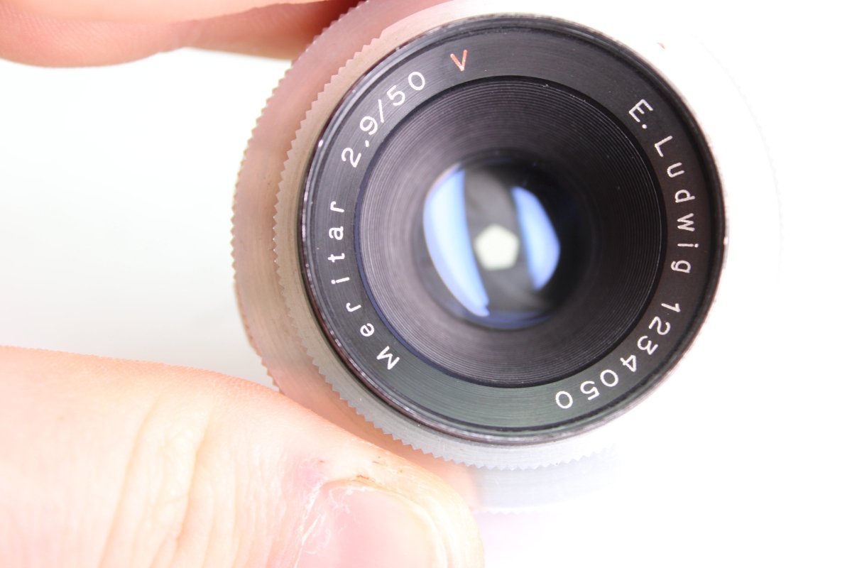 E. Ludwig Meritar 50mm f2.9 V (#3599) - E. Ludwig