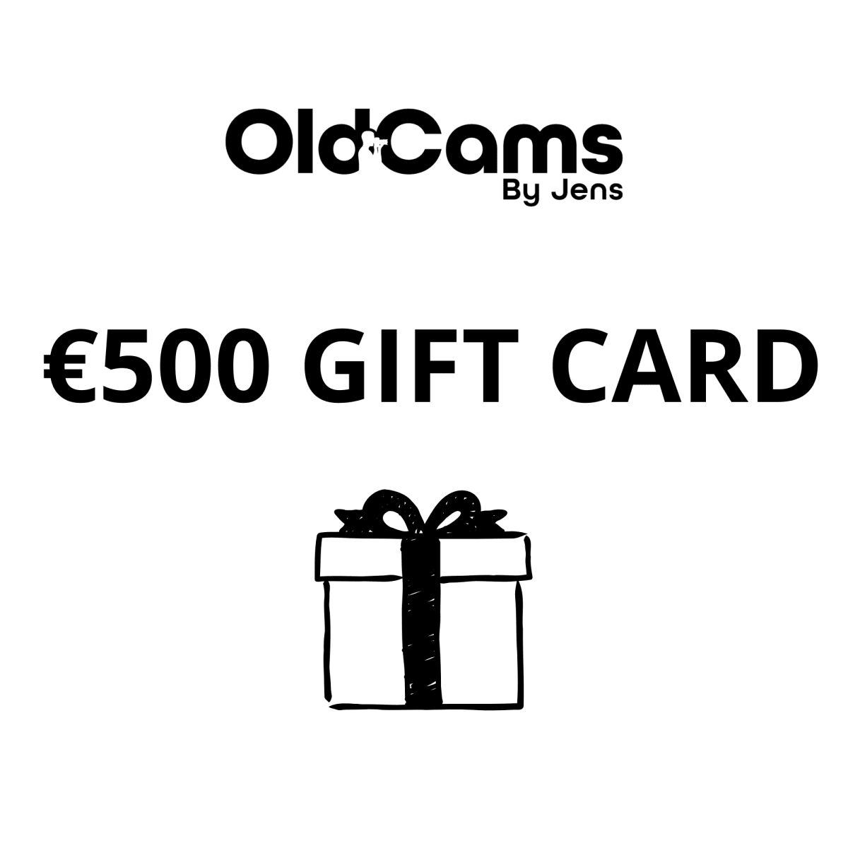 €500 Gift Card - OldCamsByJens