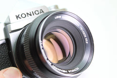 Konica Autoreflex T + 50mm f1.7 (#3205) - Konica