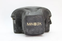 Minolta Black Leather Camera Case - Minolta