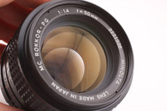 Minolta MC Rokkor 50mm f1.4 (4866) - Minolta