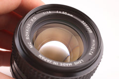 Minolta MC Rokkor 50mm f1.4 (4866) - Minolta