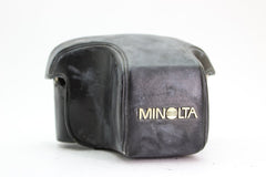 Minolta X Series Black Leather Case (#2204) - Minolta