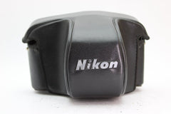 Nikon Black Leather Case - Nikon