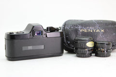 Pentax Auto 110 Set with 50mm, 24mm, 18mm lenses (#2256) - Pentax
