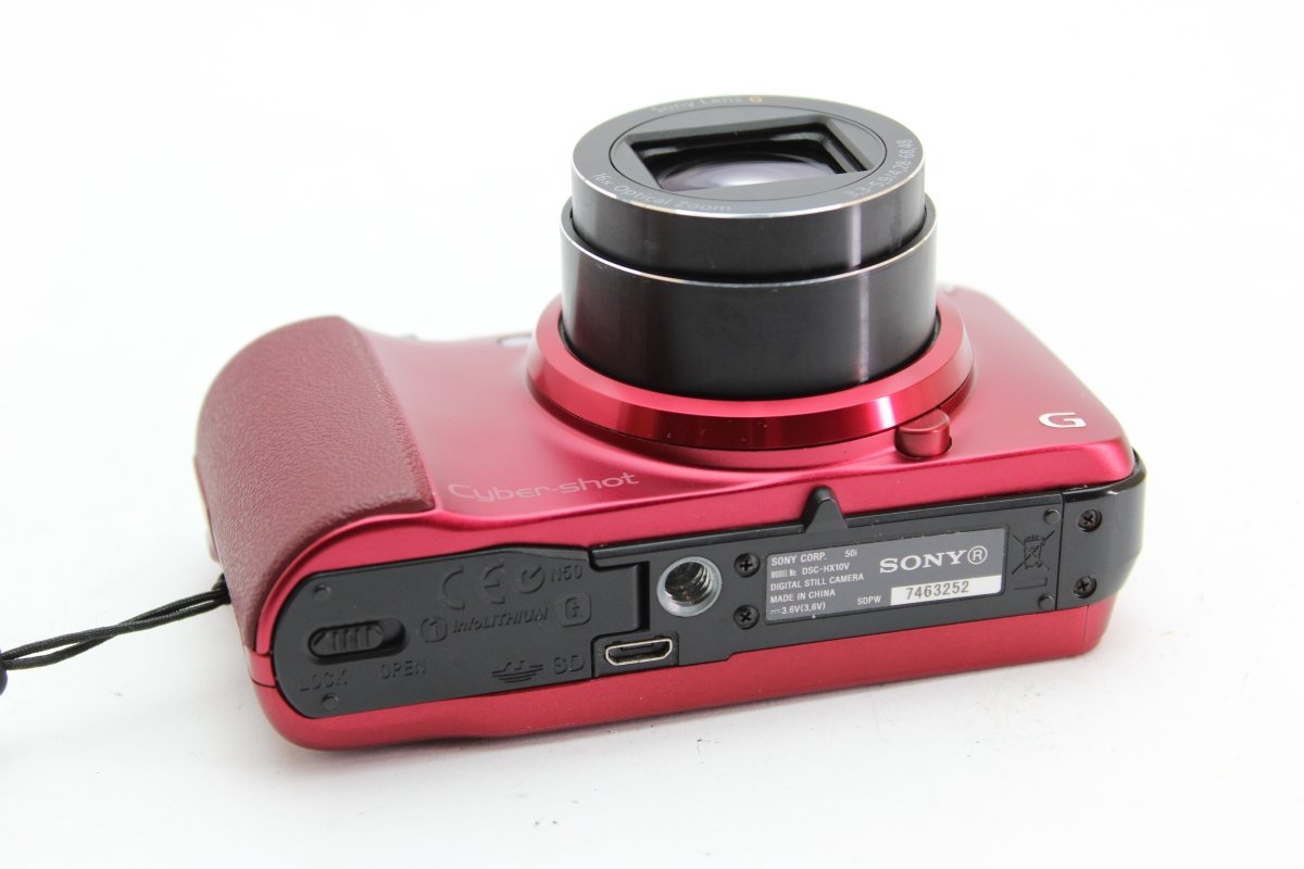 Sony Cyber - Shot G DSC - HX10V Red (#2838) - Sony