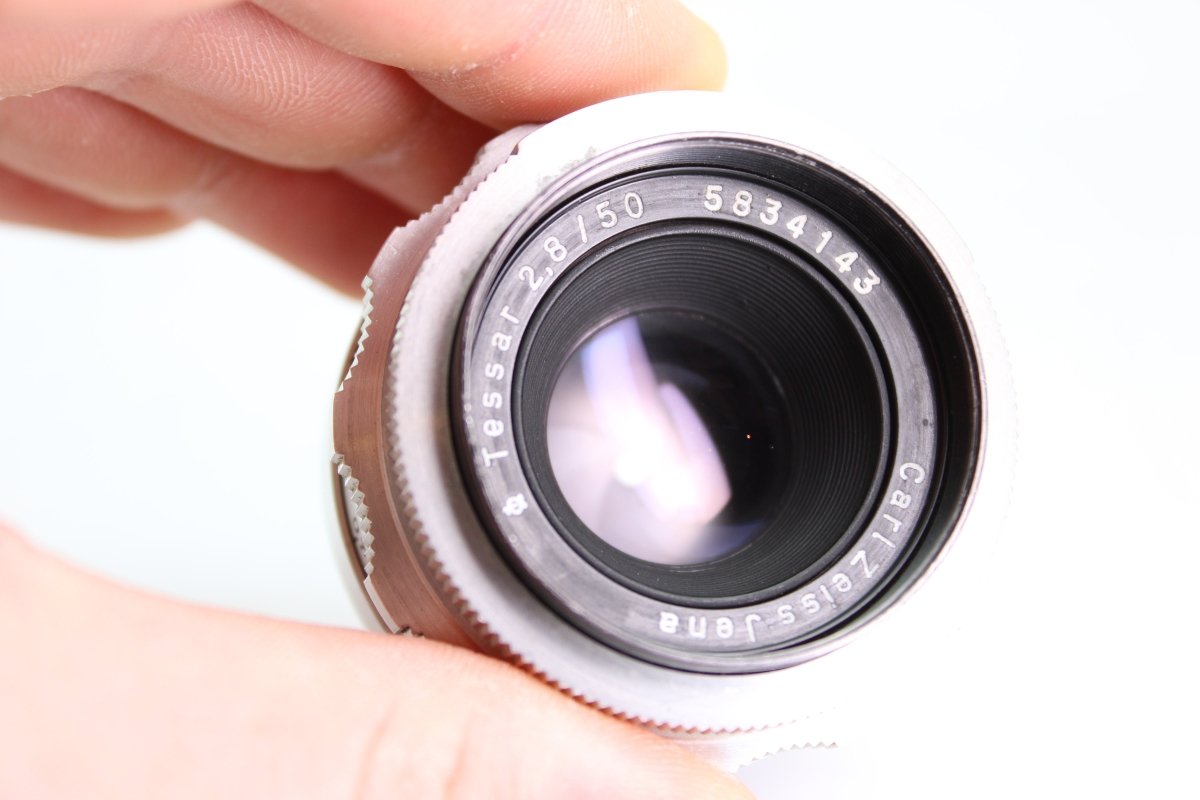 Tessar 50mm f2.8 Carl Zeiss Jena Exakta (#3349) - Tessar