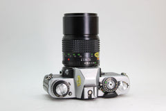 Minolta XD 5 + 135mm f/3.5 - Minolta