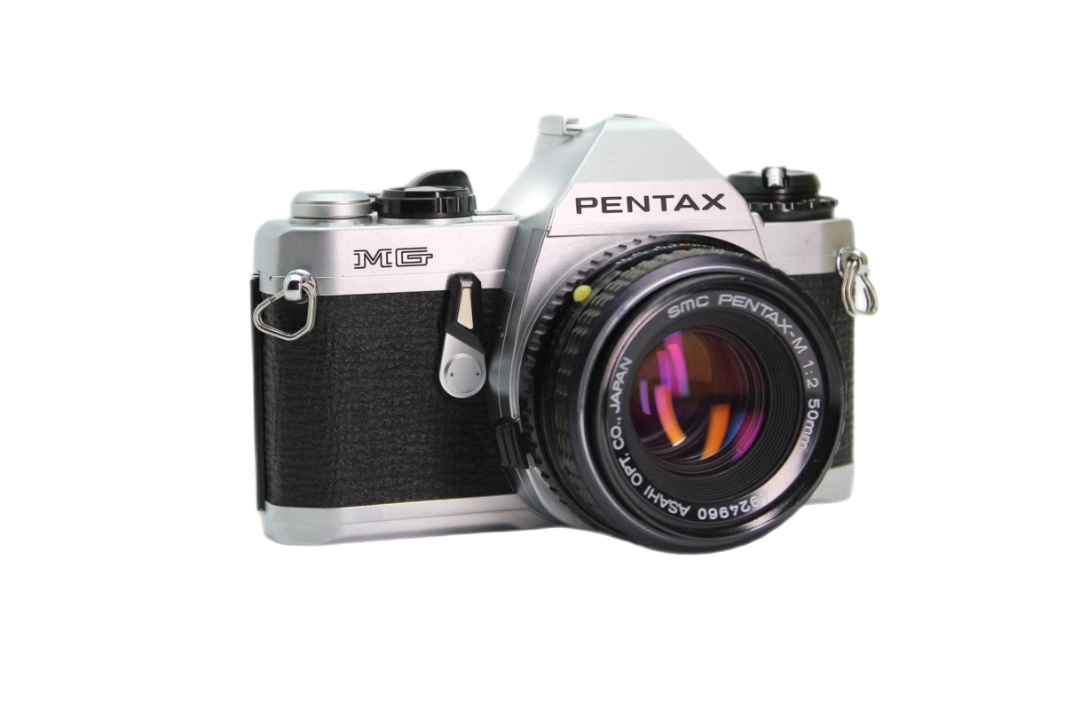 Pentax Best Old Film Cameras Pentax MG 35mm Film Camera With 50mm
