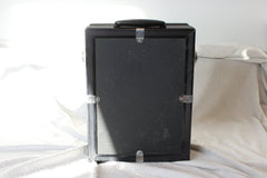 Vintage Black Metal Camera Case - Unknown