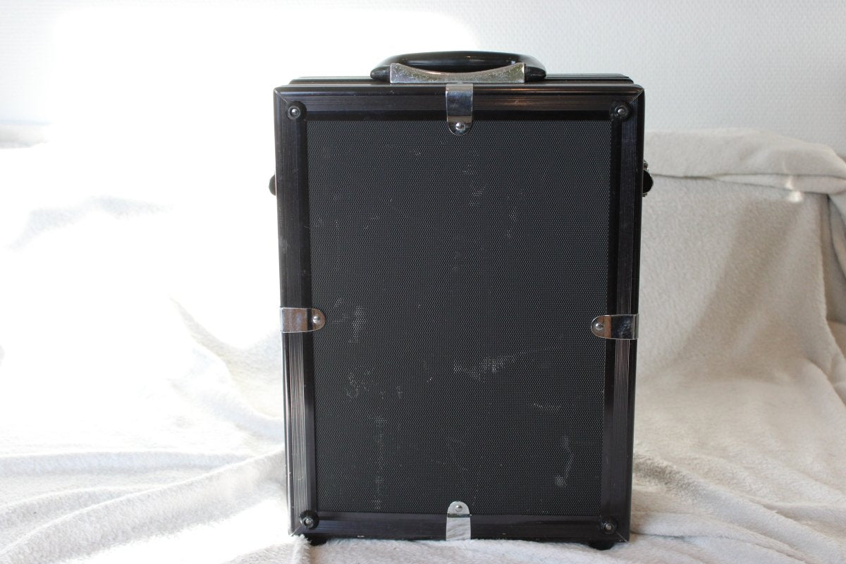 Vintage Black Metal Camera Case - Unknown