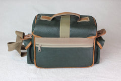 Vintage CD Green Leather Camera Bag - CD