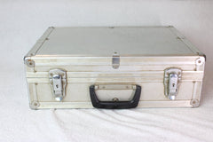 Vintage Silver Metal Camera Case - Unknown